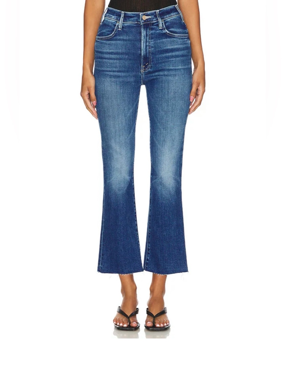 MOTHER Hustler Ankle Fray Jeans Size 26